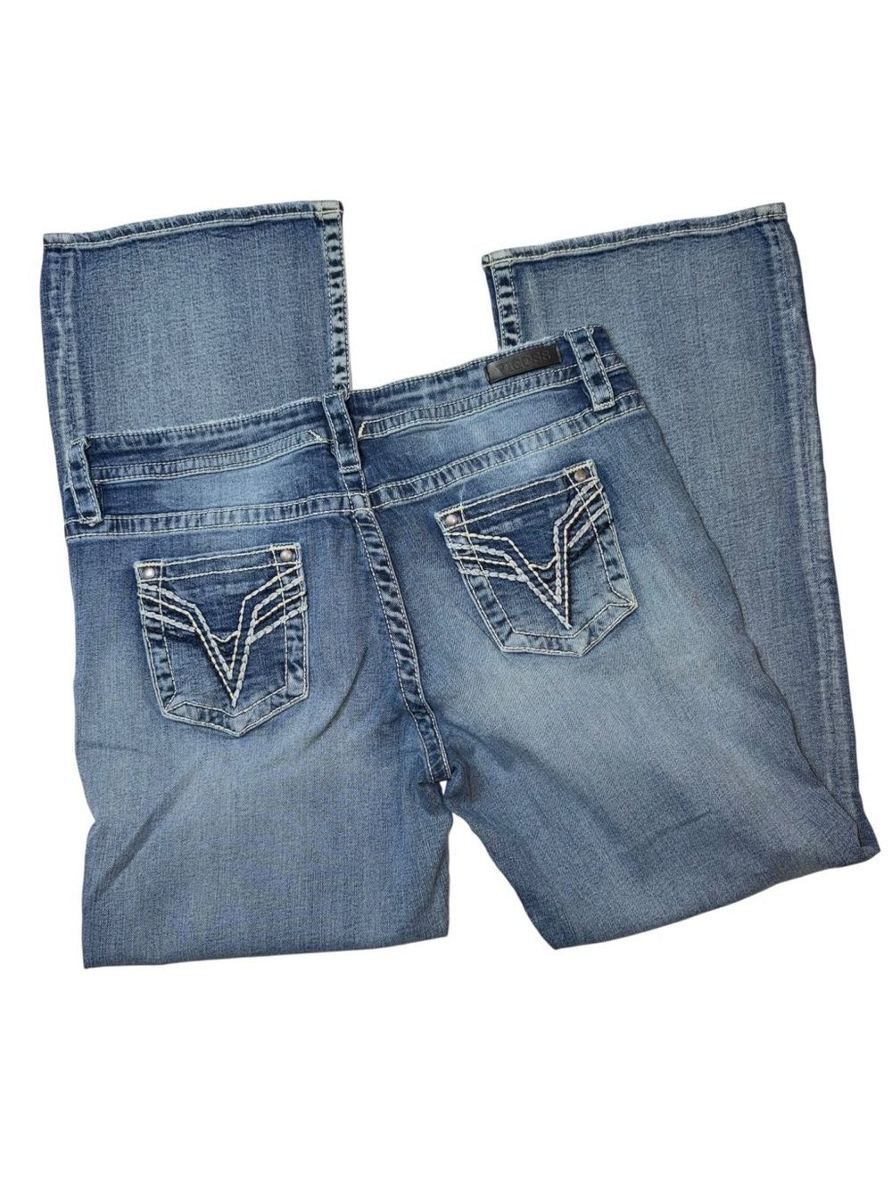 Vigoss Light Blue Bootcut Jeans - Light Blue - Picture 5 of 6